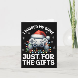 Gamer Christmas Gaming Xmas Video Games Boys Chris Karte