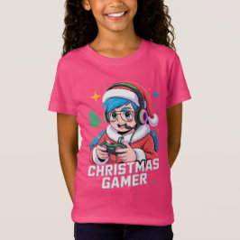 Gamer Christmas Gifts Cool Kids Holiday Gamer T-Shirt