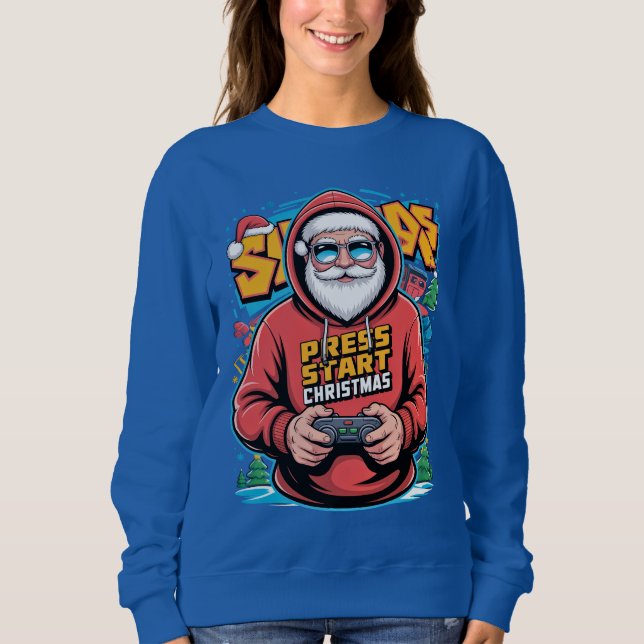 Gamer Christmas Gifts for Console Lovers Sweatshirt (Vorderseite)