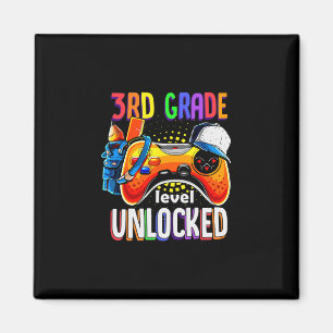 Gamer Ck To School Gamepad 3. dritte Klassenstufe Magnet