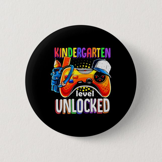 Gamer Ck to School Gamepad Kindergarten Level Uno Button (Vorderseite)