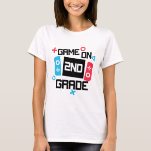Gamer-Ck-To-School-Shirt Junge Game On Zweite 2. K T-Shirt