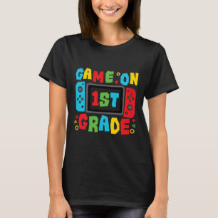 Gamer Ck Zur Schule Erster Schultag Klasse Team 1. T-Shirt