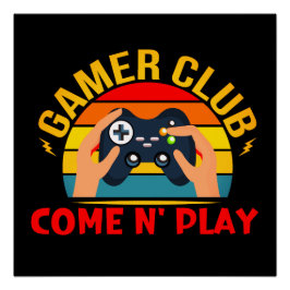 GAMER CLUB POSTER