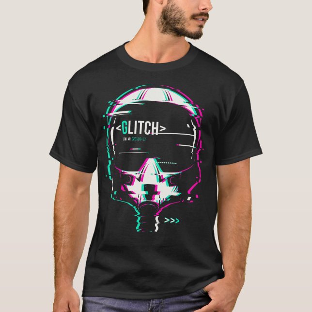 Gamer Code Glitch T-Shirt (Vorderseite)