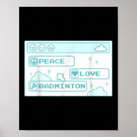 Gamer Computer Geek PC Nerd Cool Peace Liebe Badmi