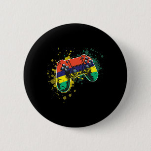Gamer-Controller mit mauritischer Flagge Button