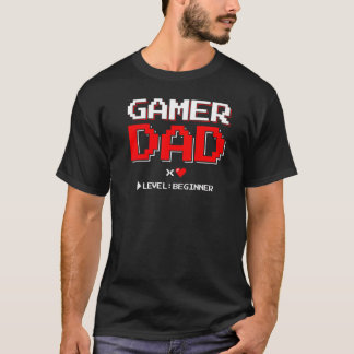 Gamer Couple New Dad Gamer Vater First Baby Annou T-Shirt