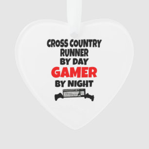 Gamer Cross Country Runner Ornament