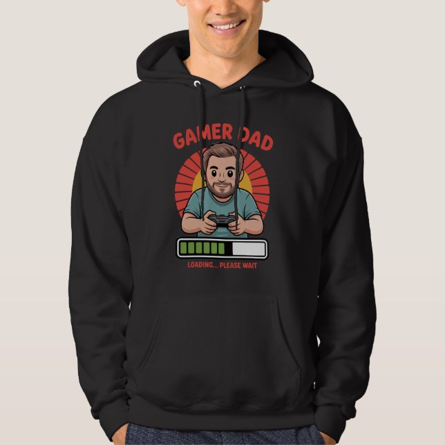 Gamer Dad tshirt for video game lovers and fathers (Vorderseite)