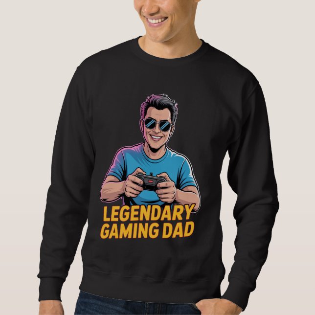 Gamer dad tshirt Legendary Gamer Dad (Vorderseite)