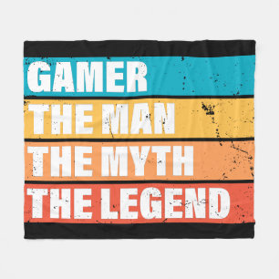 Gamer. Der Mann. Der Mythos. Die Legende. Fleecedecke