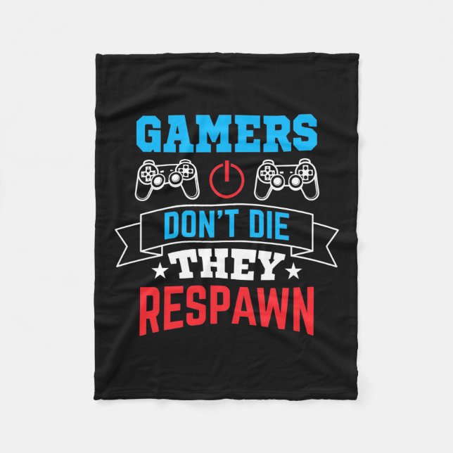 Gamer, die sie wiederpaarten fleecedecke (Vorderseite)