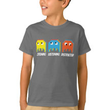 Gamer, die zuhören abgelenkte Kinder T - Shirt