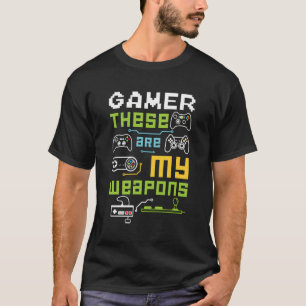 Gamer Dies sind meine Online-Waffenkonsolen T-Shirt