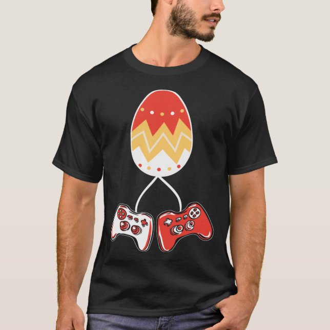 Gamer Easter Egg Video Game Lover Aktionskorb Kind T-Shirt (Vorderseite)