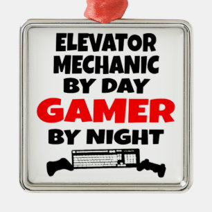 Gamer Elevator Ornament Aus Metall