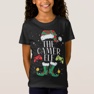 Gamer Elf Matching Familie Weihnachten Pajama T-Shirt