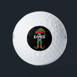 Gamer Elf Matching Family Christmas Gamer Golfball<br><div class="desc">Gamer Elf Matching Family Christmas Gamer</div>