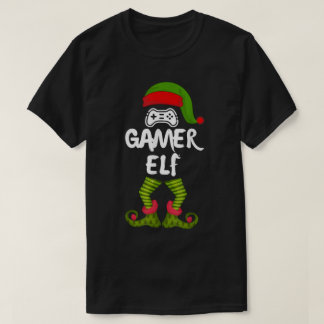 Gamer-Elf-Weihnachts-Gaming-Design T-Shirt