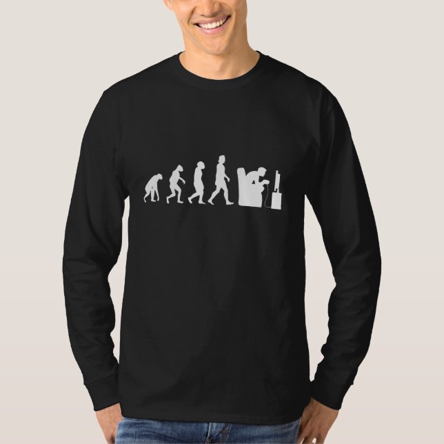 Gamer Evolution Video Games Gaming T-Shirt (Vorderseite)