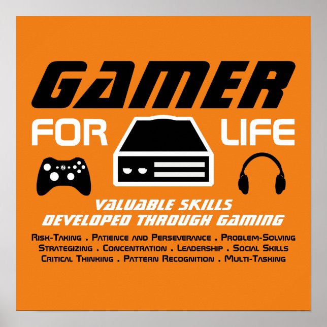 Gamer for Life Poster (Vorne)