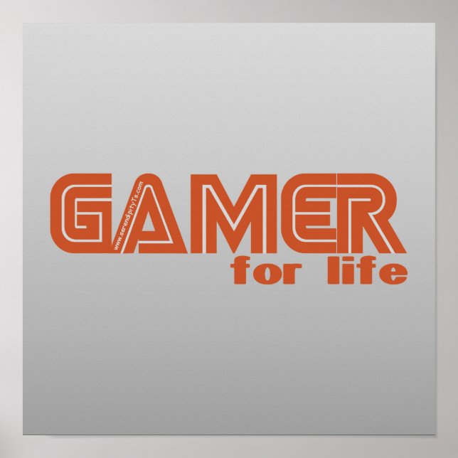 Gamer for Life Poster (Vorne)
