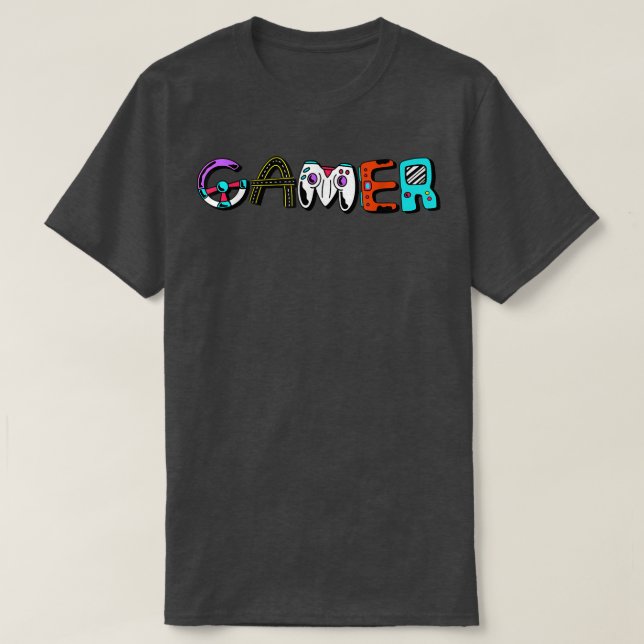 Gamer Forever Skeleton für immer Video Gaming T-Sh T-Shirt (Design vorne)