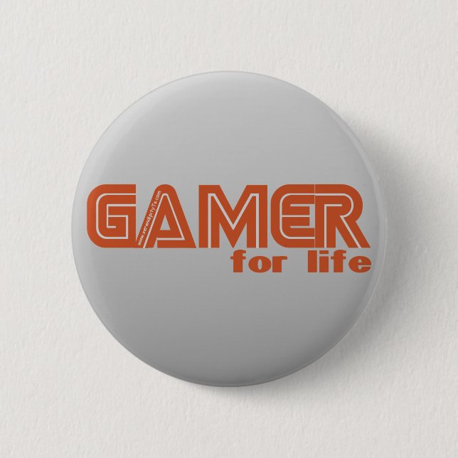 Gamer für das Leben Button (Vorderseite)