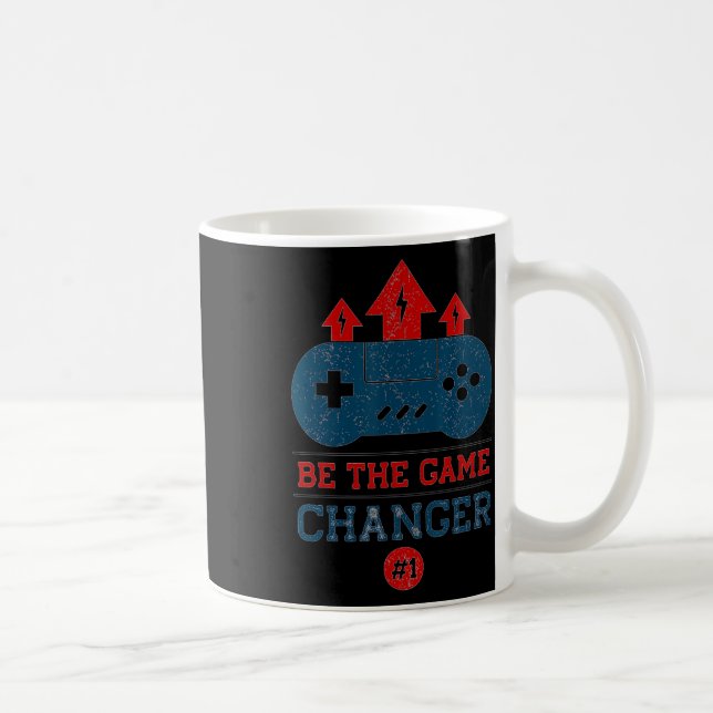 Gamer Game Changer Video Game Lover Gift Shirt  Kaffeetasse (Rechts)
