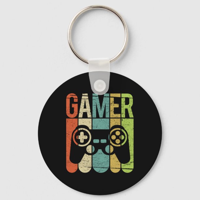 Gamer Game Controller Schlüsselanhänger (Vorderseite)