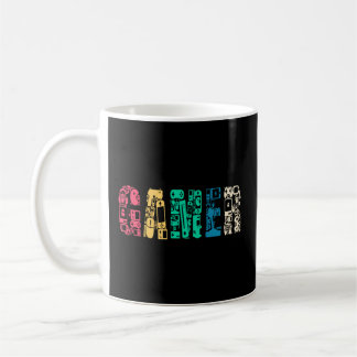 Gamer Gaming Calligram Video Game Kaffeetasse