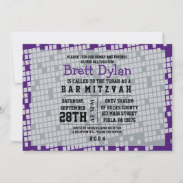 GAMER GAMING DIGITAL Bar Bat Mitzvah Einladung