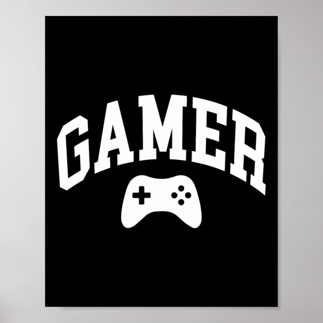 Gamer Gaming Game Funny Graphic  Poster (Vorne)