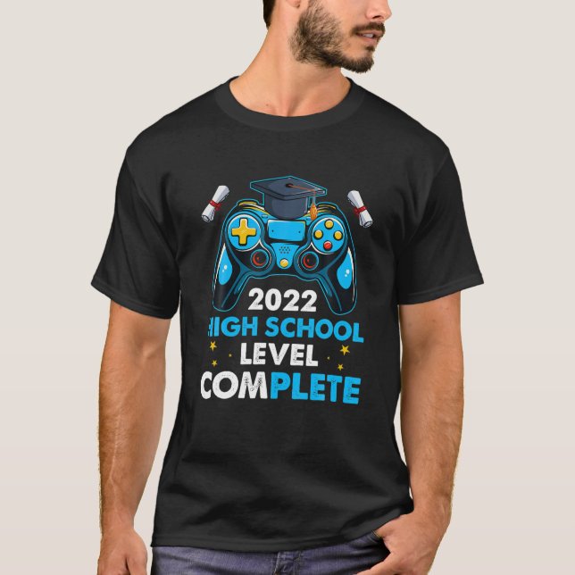 Gamer Gaming High School Level Complete Class Of 2 T-Shirt (Vorderseite)