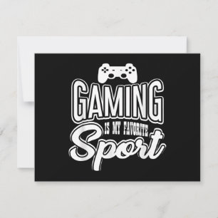 Gamer - Gaming ist mein Lieblingssport Feiertagskarte