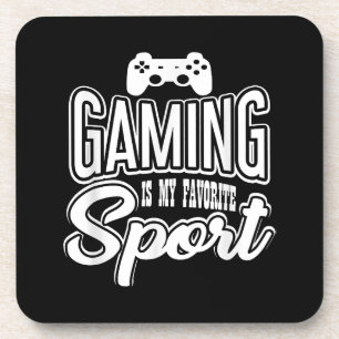 Gamer - Gaming ist mein Lieblingssport Getränkeuntersetzer