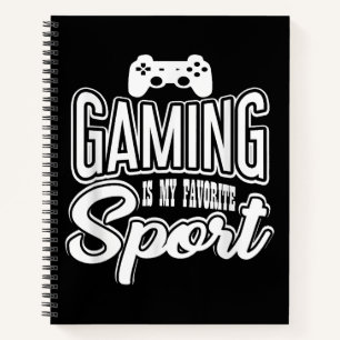 Gamer - Gaming ist mein Lieblingssport Notizbuch