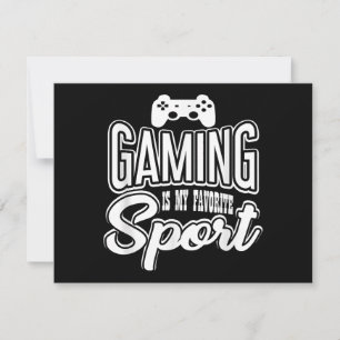 Gamer - Gaming ist mein Lieblingssport Save The Date