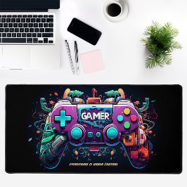Gamer Gaming Joystick Personalisierte Schreibtisch Schreibtischunterlage