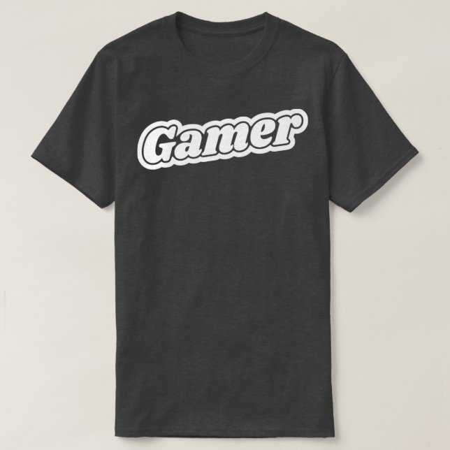 Gamer Gaming PC Player Videogamer T-Shirt (Design vorne)