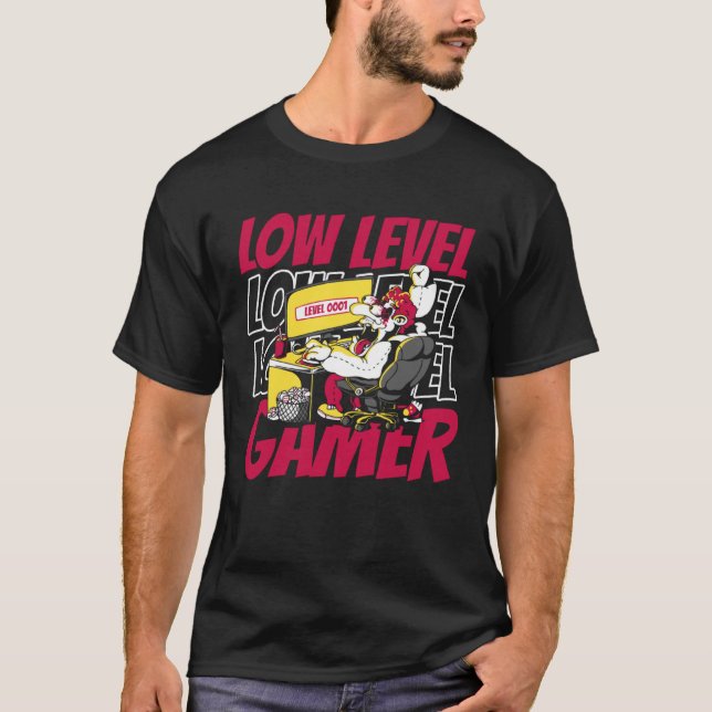 Gamer  Gaming Video Games T-Shirt (Vorderseite)