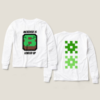 Gamer Geburtstag Bauen Pixel Grün Level 8 