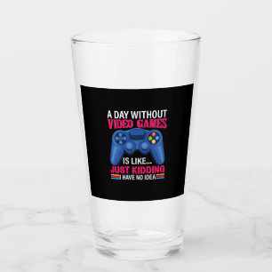 Gamer-Geschenk für einen Tag ohne Videospiele Glas