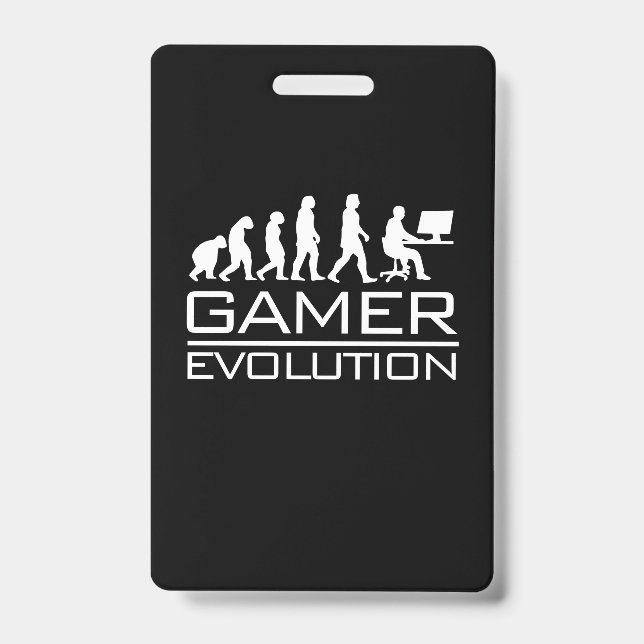 Gamer-Geschenk | Gamer-Evolution Ausweis (Vorderseite)