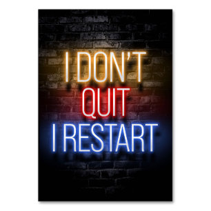 Gamer-Geschenk Gamer I not exit I Neustart Tischnummer