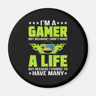Gamer-Geschenk Ich bin ein Gamer Magnet