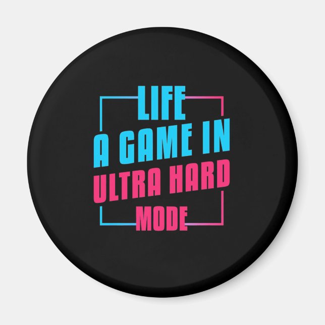 Gamer-Geschenk | Lebensdauer eines Spiels im Ultra Magnet (Vorne)