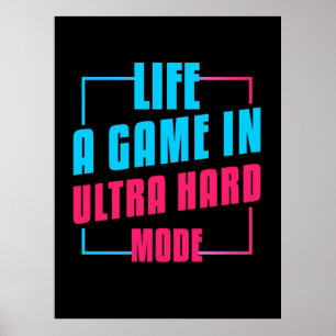 Gamer-Geschenk   Lebensdauer eines Spiels im Ultra Poster