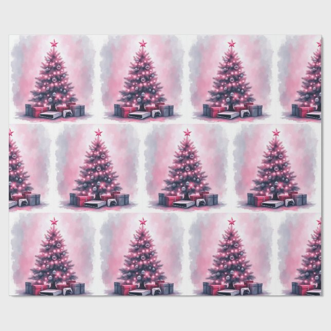 Gamer-Geschenkpapier Geschenkpapier (Flach)